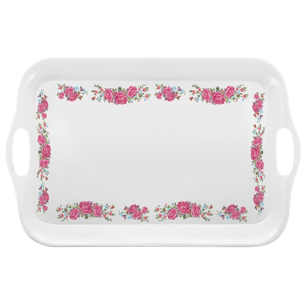 BANDEJA MELAMINE DECORADA 41CMa