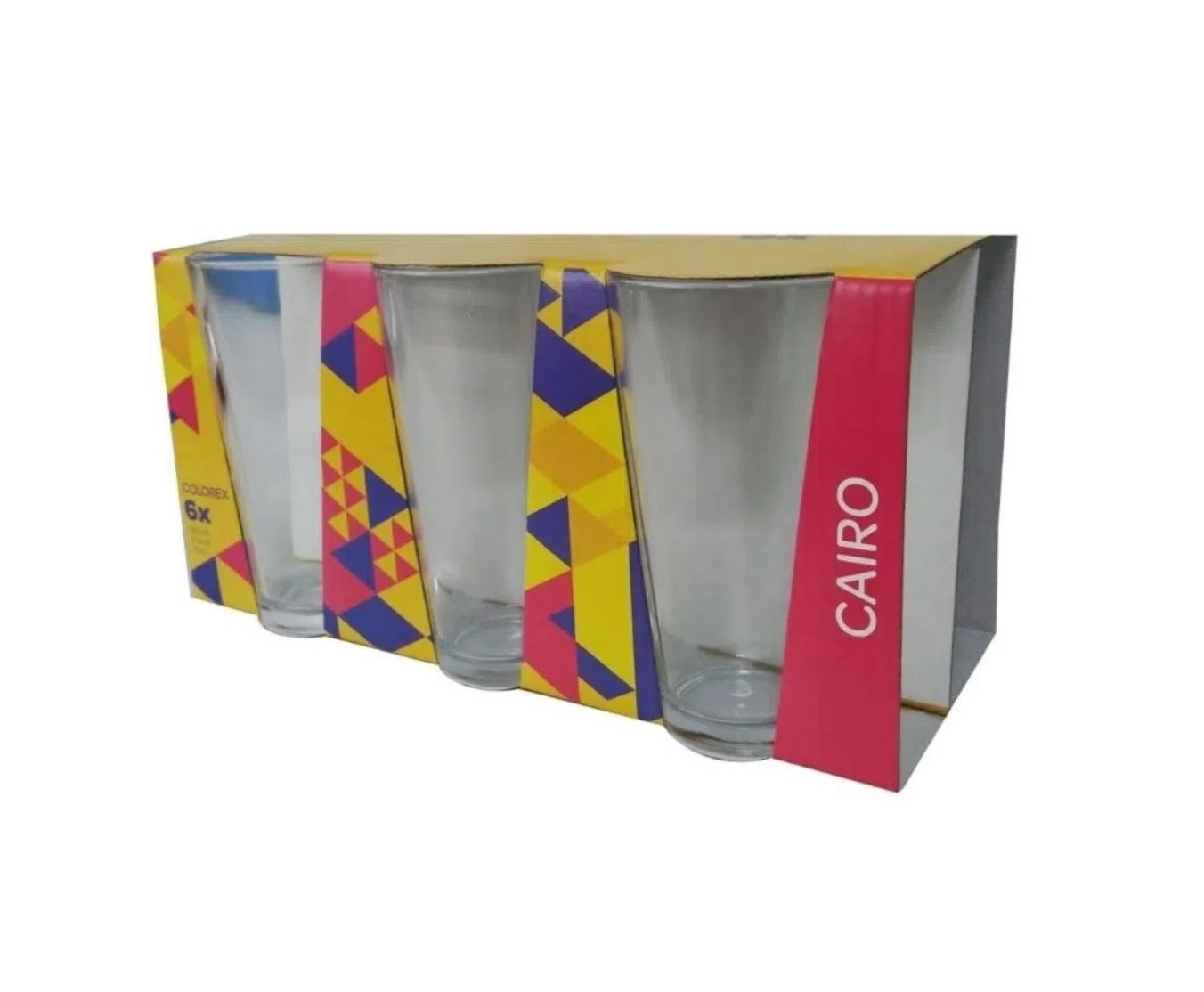 CONJUNTO COPO VIDRO NADIR 6PÇS 350ML