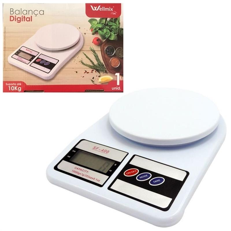 BALANÇA COZINHA DIGITAL 10KG WELLMIX