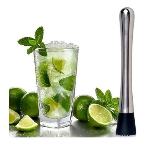 SOCADOR DE CAIPIRINHA INOX 21CM