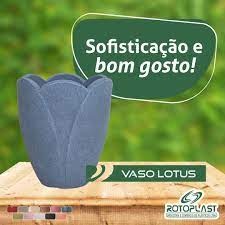 VASO  REDONDO LOTUS M 37X44CM ROTOPLAST