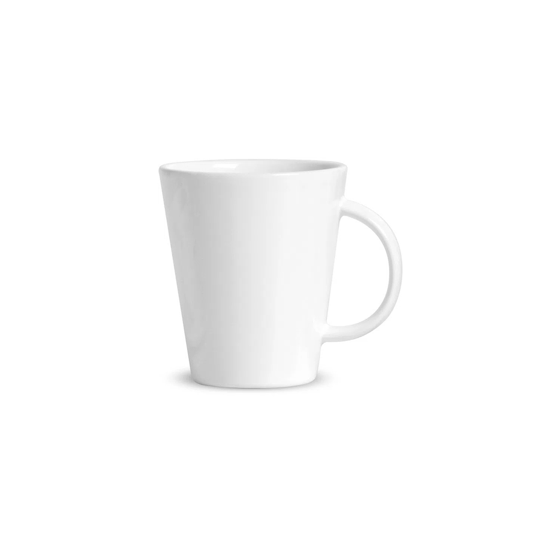 CANECA PORCELANA BRANCA 300ML