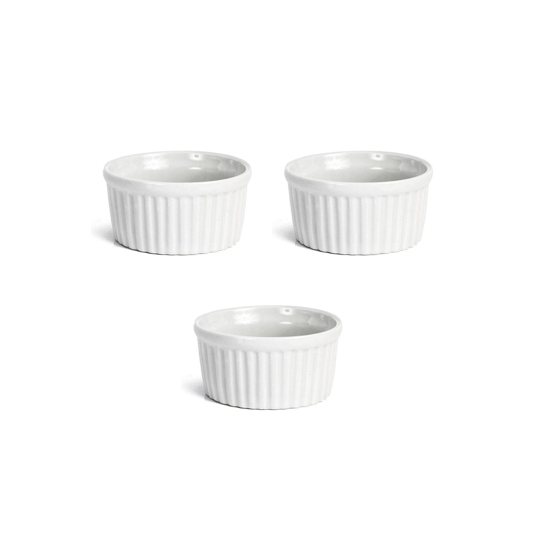 RAMEKIN PORCELANA 150ML 3PÇS