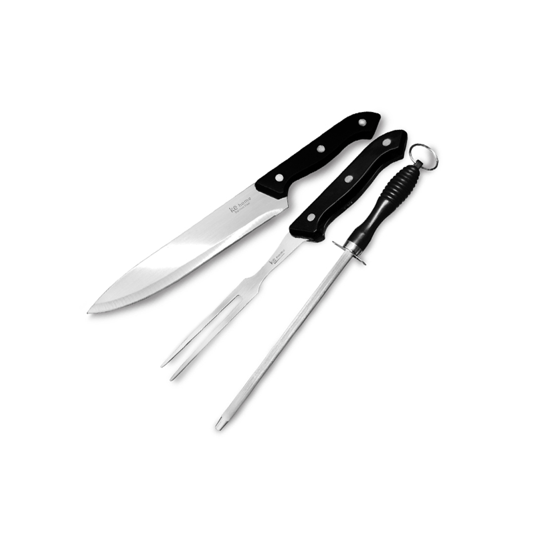 KIT CHURRASCO PLASTICO 3 PÇS