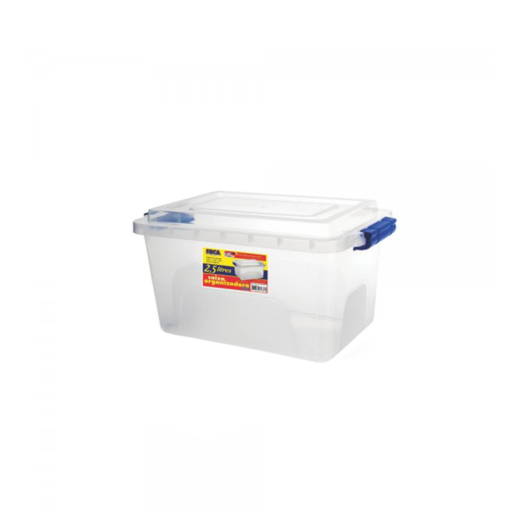 CAIXA PLASTICO ORGANIZADORA ALTA - 2,5L